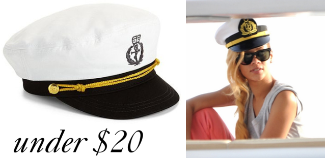 Rihanna captain hat for under $20