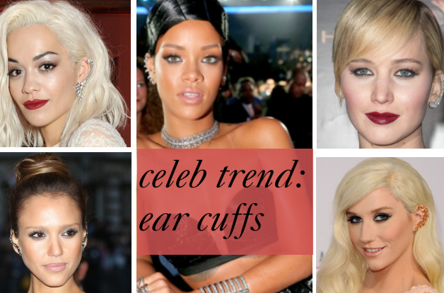 celebrities wearing ear cuffs 2013