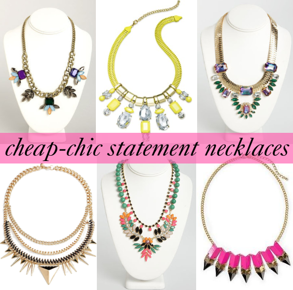 statement necklaces under $25