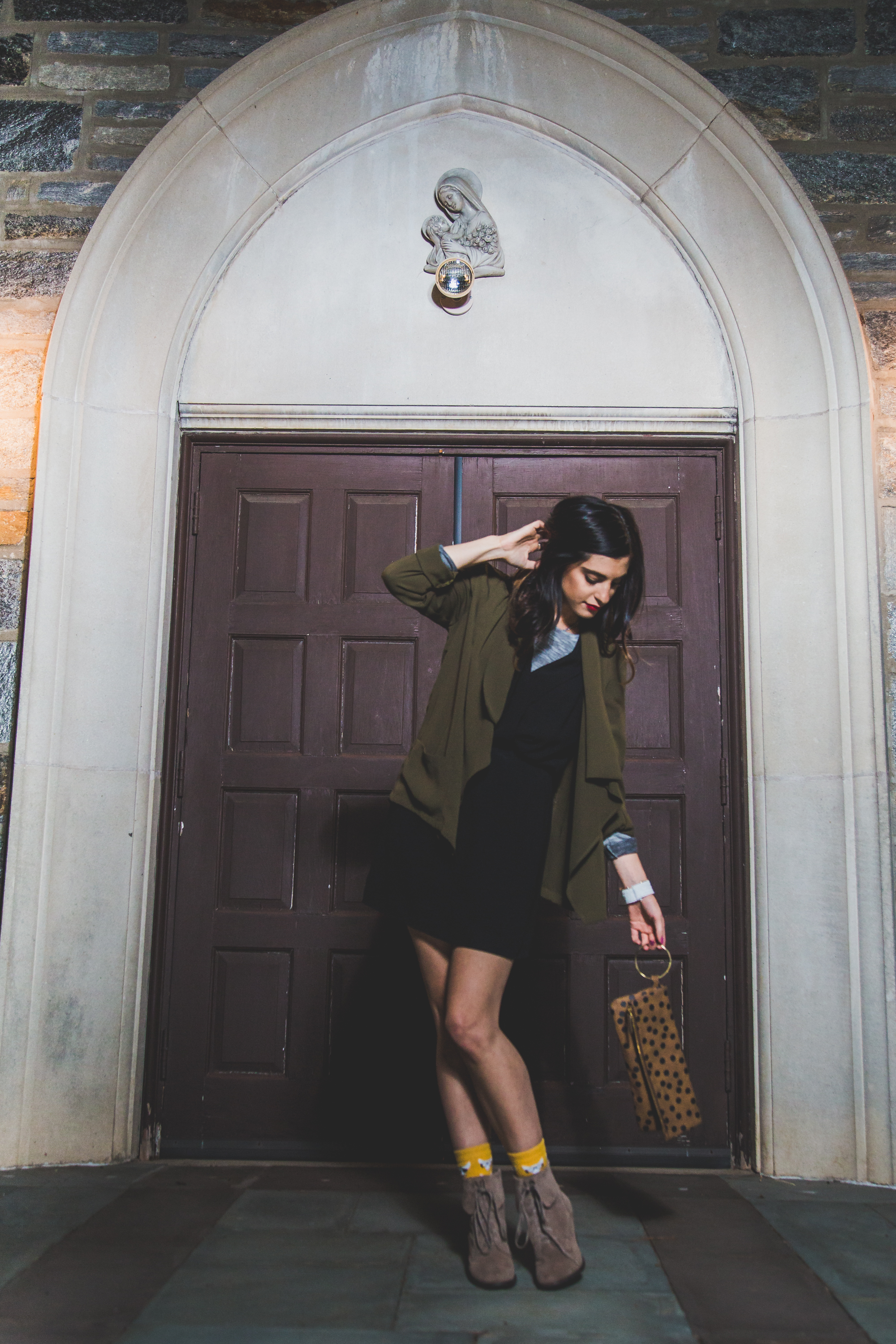Olive green style tips