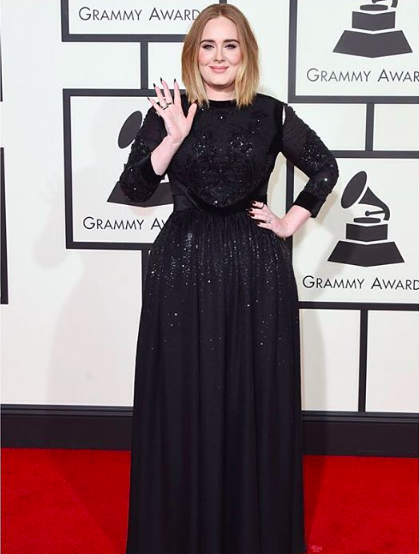 Adele grammy gown 2016